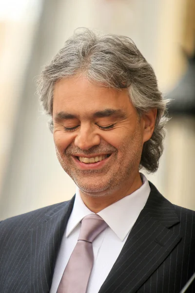 Andrea Bocelli — 图库照片