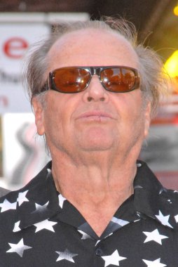 Jack Nicholson Hollywood Walk of Fame indüksiyon törenle için Dennis Hopper, Hollywood Blvd, Hollywood, Ca. 03-26-10