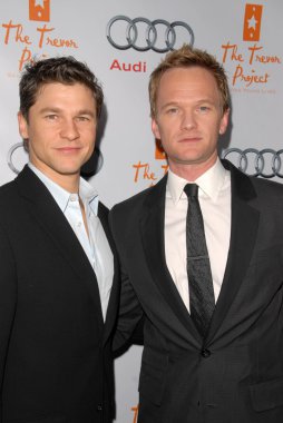 David Burka and Neil Patrick Harris at The Trevor Project's 12th Annual Cracked Christmas, Wiltern Theater, Los Angeles, CA. 12-06-09