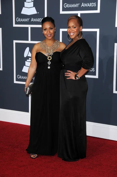 Mary Mary al 52nd Annual Grammy Awards - Arrivi, Staples Center, Los Angeles, CA. 01-31-10 — Foto Stock