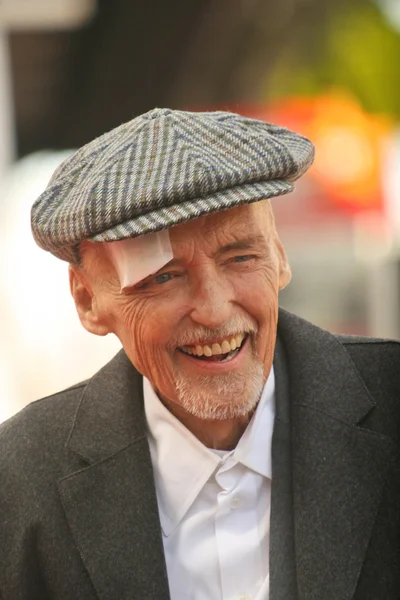 Dennis Hopper at the Hollywood Walk of Fame induction ceremony for Dennis Hopper, Hollywood Blvd., Hollywood, CA. 03-26-10 — Stock Fotó