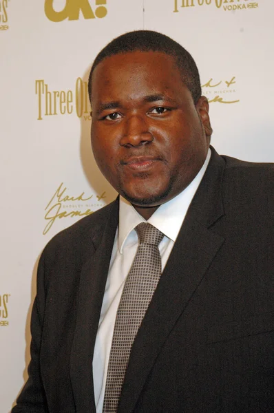 Quinton aaron på ok magazine pre-oscar party, beso, hollywood, ca. 03-05-10 — Stockfoto