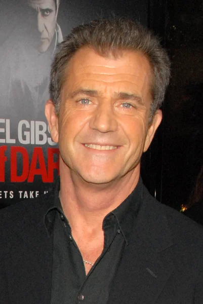 Mel gibson am "rand der finsternis" los angeles premiere, chinesisches theater, hollywood, ca. 26.01. — Stockfoto