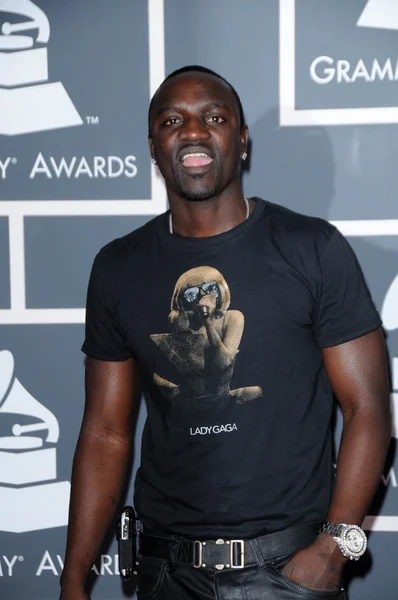 Akon en el 52nd Annual Grammy Awards - Arrivals, Staples Center, Los Angeles, CA. 01-31-10 —  Fotos de Stock