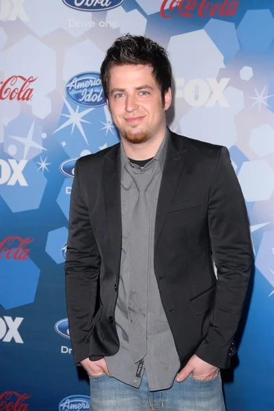 Lee Dewyze imprezie Fox "American Idol" Top 12 finalistów, przemysł, West Hollywood, Ca. 03-11-10 — Zdjęcie stockowe