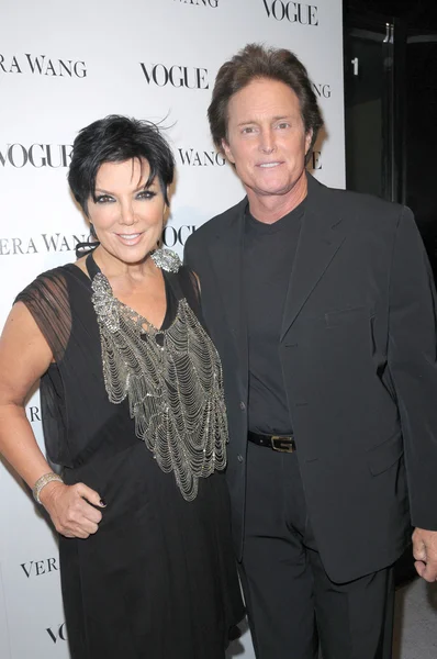 Kris Jenner and Bruce Jenner at a Vogue Dinner Honoring Vera Wang, Vera Wang Store, Los Angeles, CA. 03-02-10 — Stock Photo, Image