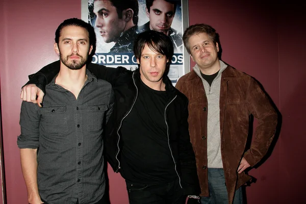 Milo Ventimiglia, Vincent Vieluf ve Larry Greenberg de "Order of Chaos" Los Angeles Premiere Sinema Epoch, Laemmle's Sunset 5, Batı Hollywood, Ca. 02-12-10 tarafından barındırılan — Stok fotoğraf