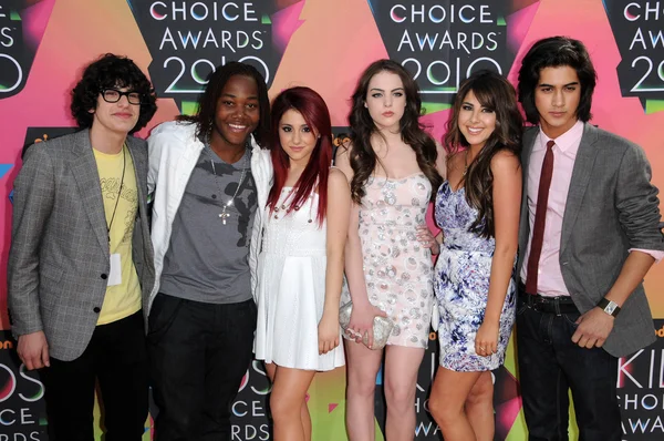 Cast of 'Victorious' — Stock Photo, Image