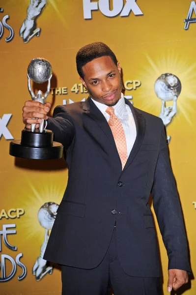 Cornelius Smith Jr. at the 41st NAACP Image Awards - Press Room, Shrine Auditorium, Los Angeles, CA. 02-26-2010 — Stock fotografie