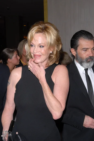 Melanie Griffith and Antonio Banderas at the 24th Genesis Awards, Beverly Hilton Hotel, Beverly Hills, CA. 03-20-10 — Stok fotoğraf