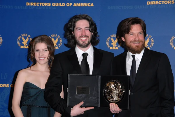 Anna Kendrick, Jason Reitman, Jason Bateman — Zdjęcie stockowe