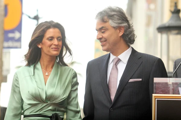 Veronica Berti and Andrea Bocelli — Stock Photo, Image