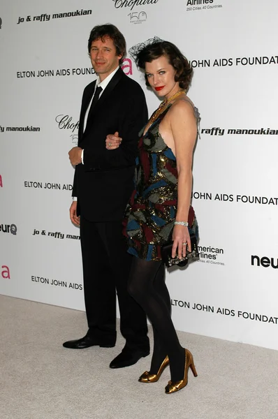 Milla Jovovich at the 18th Annual Elton John AIDS Foundation Oscar Viewing Party, Pacific Design Center, West Hollywood, CA. 03-07-10 — Zdjęcie stockowe