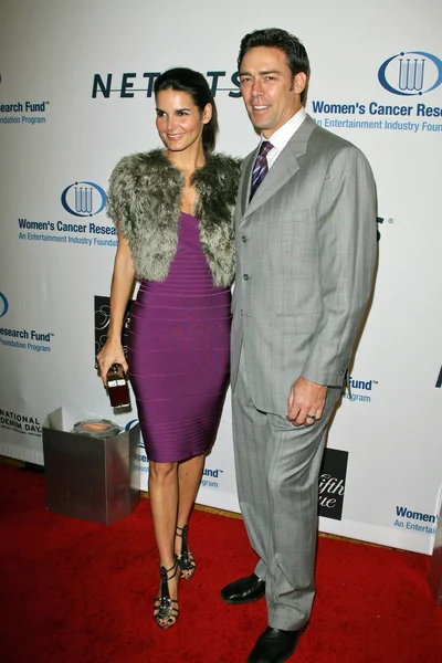 Angie Harmon, Jason Sehorn — Foto de Stock