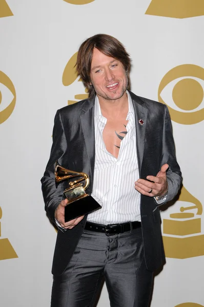 Keith Urban en el 52nd Annual Grammy Awards, Sala de Prensa, Staples Center, Los Angeles, CA. 01-31-10 — Foto de Stock