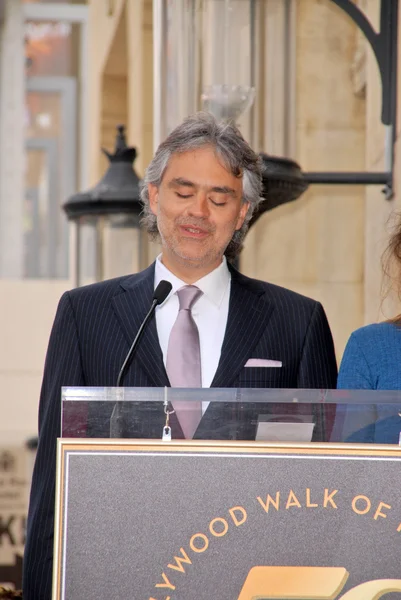 Andrea Bocelli — Fotografia de Stock