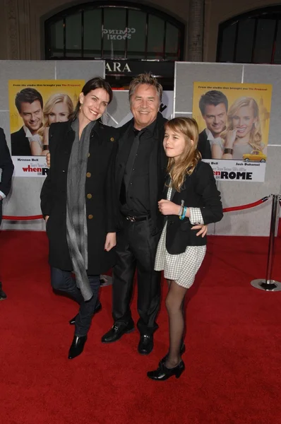 Don Johnson alla prima mondiale di "When In Rome", El Capitan Theatre, Hollywood, CA. 01-27-10 — Foto Stock