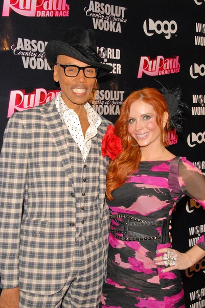 RuPaul and Phoebe Price — Stock Photo, Image