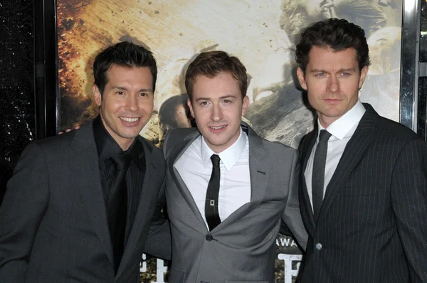 Jon seda, joe mazzello i james badge dale — Zdjęcie stockowe