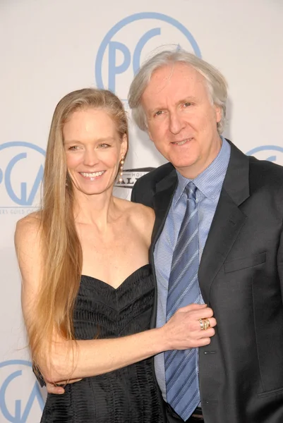 Suzy Amis y James Cameron — Foto de Stock