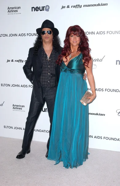 Slash et femme Perla — Photo