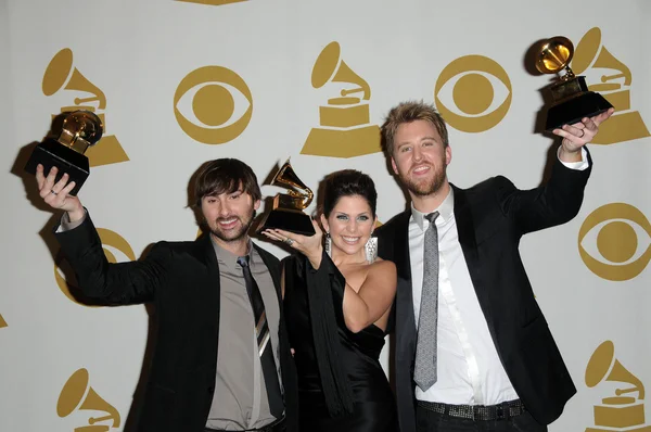 Lady Antebellum at the 52nd Annual Grammy Awards, Press Room, Staples Center, Los Angeles, CA. 01-31-10 — 图库照片