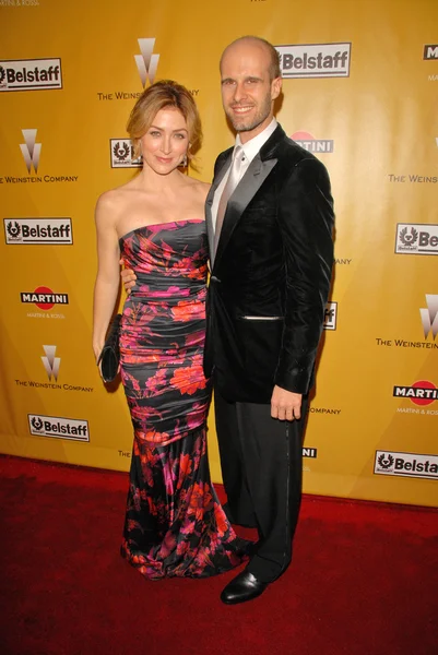 Sasha Alexander and Edoardo Ponti — Stock Photo, Image