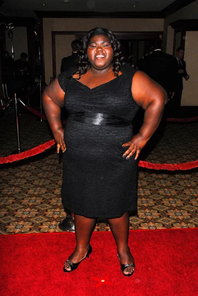 Gabourey sidibe a 62 éves dga awards - érkezések, hyatt regency century plaza hotel century city, ca. 01-30-10 — Stock Fotó