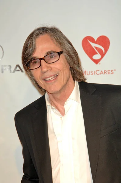 Jackson Browne no 2010 MusiCares Pessoa do Ano Homenagem a Neil Young, Los Angeles Convention Center, Los Angeles, CA. 01-29-10 — Fotografia de Stock