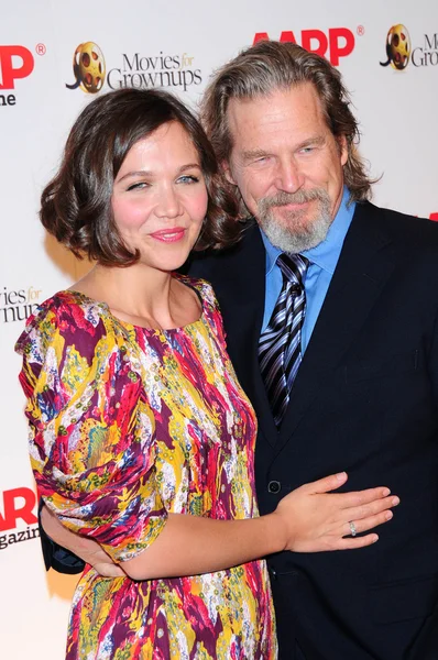 Maggie Gyllenhaal e Jeff Bridges — Fotografia de Stock