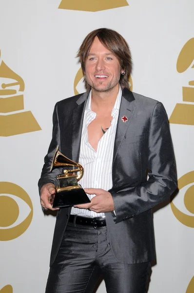 Keith Urban al 52nd Annual Grammy Awards, Sala Stampa, Staples Center, Los Angeles, CA. 01-31-10 — Foto Stock
