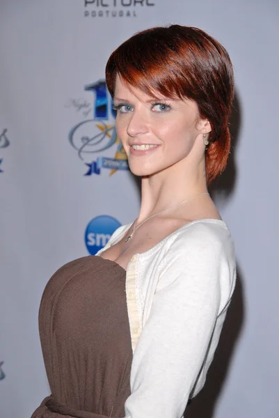 Joslyn James at the 2010 Night of 100 Stars Oscar Viewing Party, Beverly Hills Hotel, Beverly Hills, CA. 03-07-10 — Stock Photo, Image