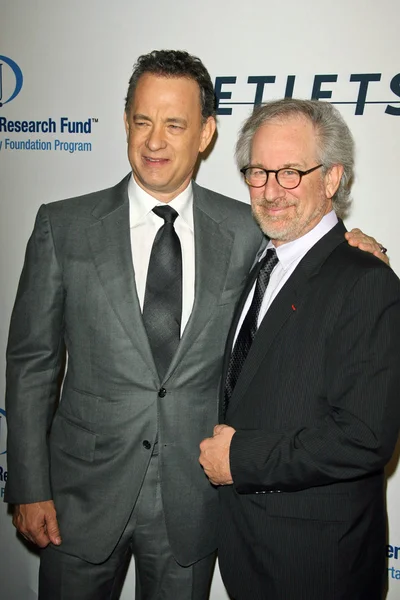 Tom Hanks e Steven Spielberg — Fotografia de Stock