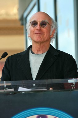 Larry David at the induction ceremony for Mary Steenburgen into the Hollywood Walk of Fame, Hollywood Blvd., Hollywood. CA. 12-16-09