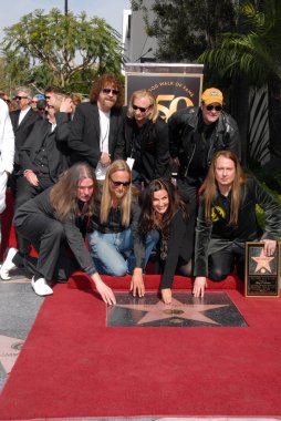 Jeff Lynne, Joe Walsh, Dan Aykroyd, Barbara Orbison, Wesley Orbison, Alex Orbison, Roy Orbison Jr. at the induction ceremony for Roy Orbison into the Hollywood Walk of Fame, Hollywood, CA. 01-29-10/