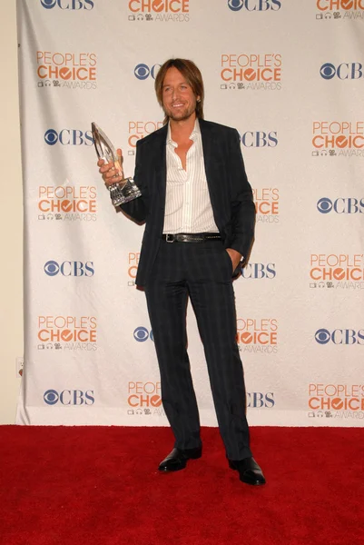 Keith urban bij de persruimte voor de 2010-keuze awards, nokia theater l.a. live, los angeles, ca. 01-06-10 — Stockfoto