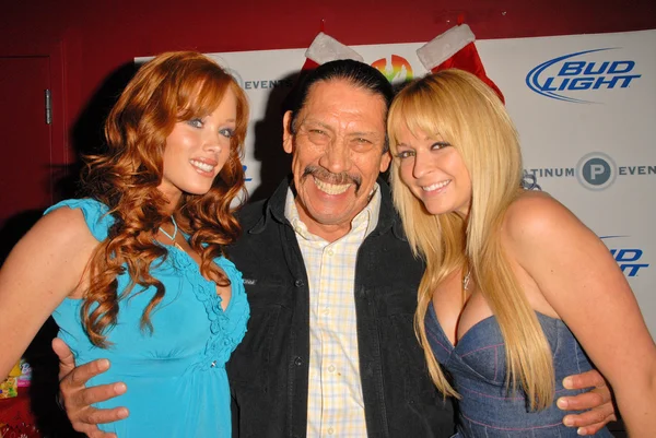 Christine Smith, Danny Trejo and Heather Renee Smith — Zdjęcie stockowe