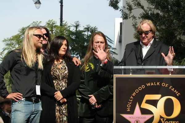 T-Bone Burnett, Alex Orbison, Barbara Orbison, Roy Orbison Jr, Wesley Orbison — Photo