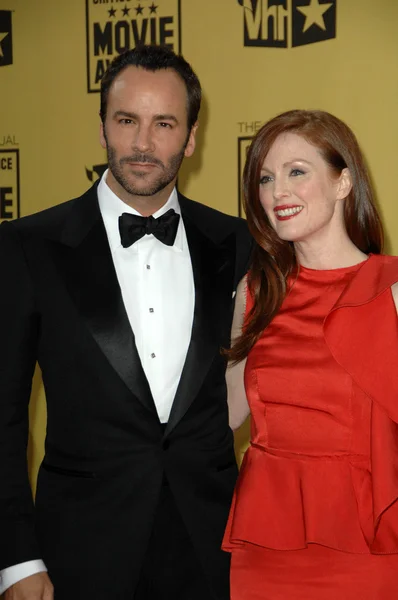 Tom ford und julianne moore — Stockfoto