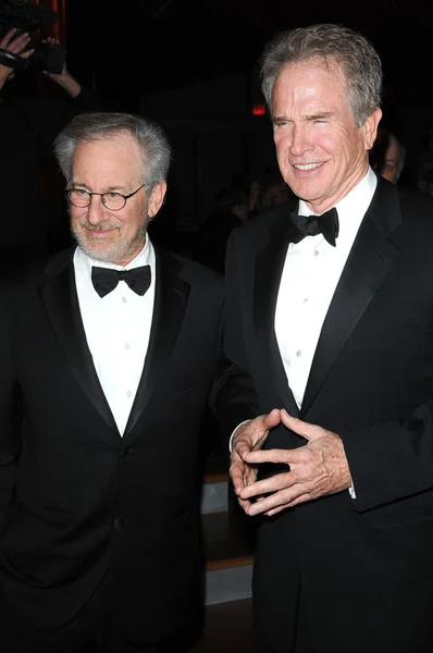 Steven Spielberg e Warren Beatty — Foto Stock