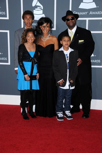 Jimmy Jam et sa famille — Photo