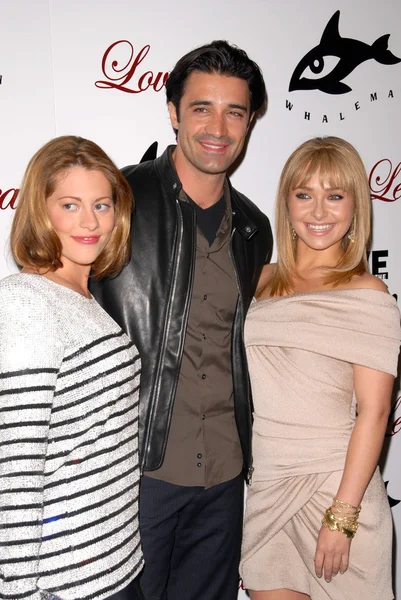 Kirsten Lea, Gilles Marini ve Hayden Panettiere, Whaleman Vakfı, Beso, Hollywood, Ca. 11-15-09 yararına — Stok fotoğraf