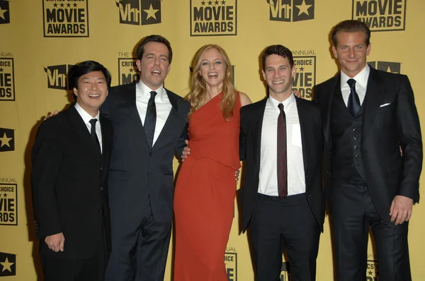 Ken Jeong, Ed Helms, Heather Graham, Justin Bartha and Bradley Cooper — Stock Photo, Image