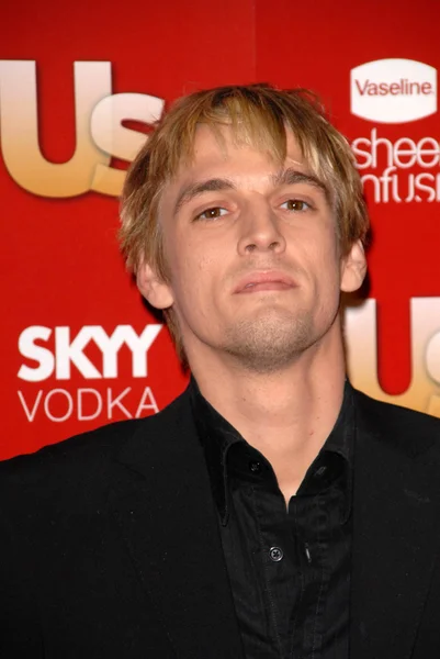 Aaron carter på den amerikanska veckotidningen heta hollywood stil 2009 party, voyeur, west hollywood, ca. 11-18-09 — Stockfoto