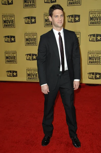 Justin Bartha at the 15th Annual Critic's Choice Awards, Hollywood Palladium, Hollywood, CA. 01-15-10 — Stock Photo, Image