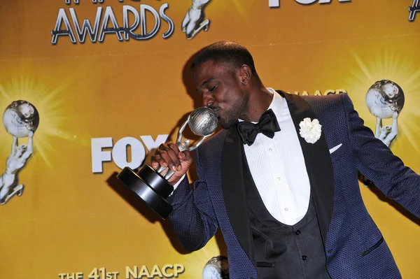 Lance Gross na 41 Naacp Image Awards - tiskové středisko, svatyně hlediště, Los Angeles, Ca. 02-26-2010 — Stock fotografie