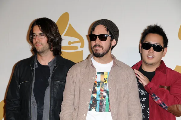 Rob bourdon, mike shinoda y joe hahn — Zdjęcie stockowe