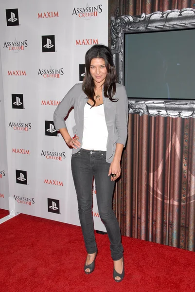 Jessica Szohr at the MAXIM magazine and Ubisoft launch of Assassin's Creed II, Voyeur, West Hollywood, CA. 11-11-09 — Stock Photo, Image