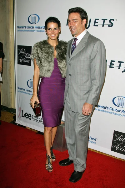 Angie Harmon, Jason Sehorn — Stockfoto