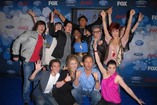 American Idol Finalistas — Fotografia de Stock